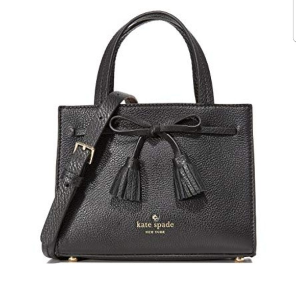 kate spade Handbags - Kate Spade Black Hayes Mini Crossbody Satchel
